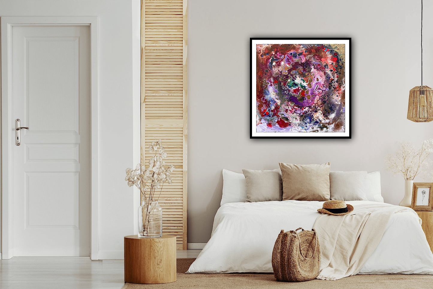 Arta abstracta contemporana, Lumea in detalii mici – print premium pe hartie cu finisaj de lux.