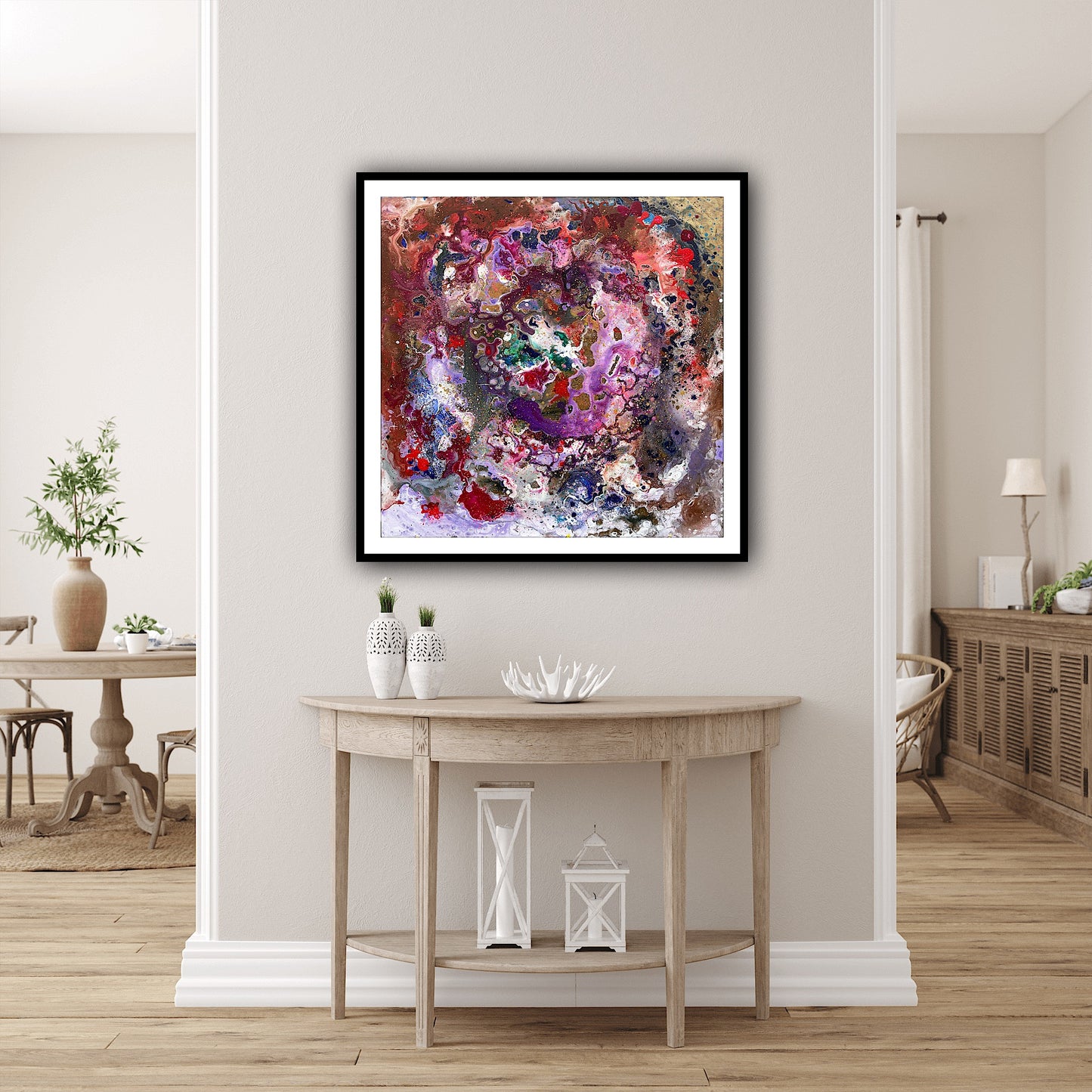 print decorativ de lux Lumea in detalii mici pentru birou si casa