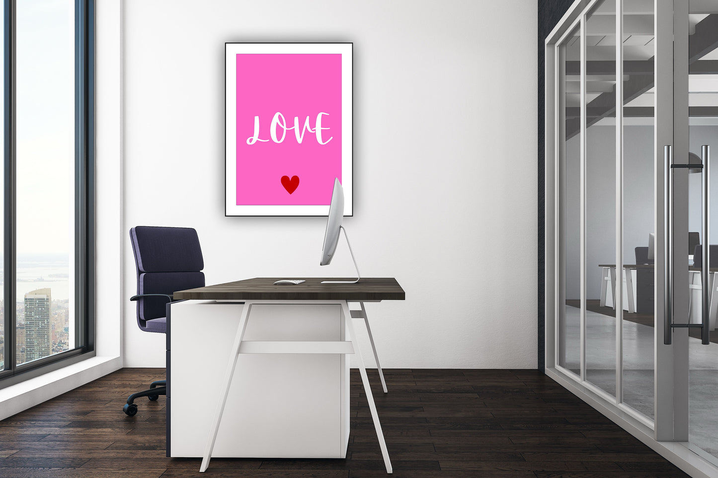 Print decorativ Love – arta moderna, perfecta pentru a aduce culoare si emotie in orice spatiu.