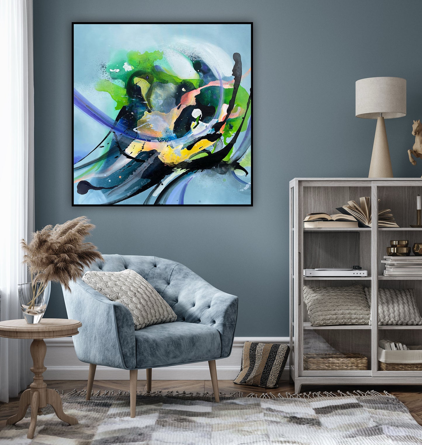 Print decorativ „Simfonie de primavara” – explozie de culori pentru living