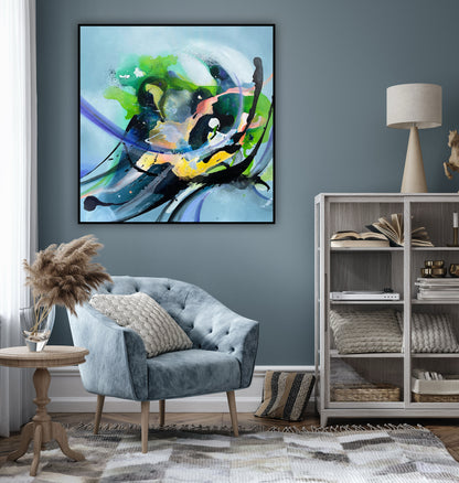Print decorativ „Simfonie de primavara” – explozie de culori pentru living