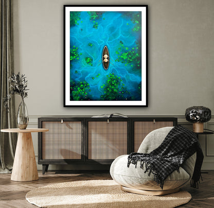 print artistic premium Doar noi doi pentru decor elegant