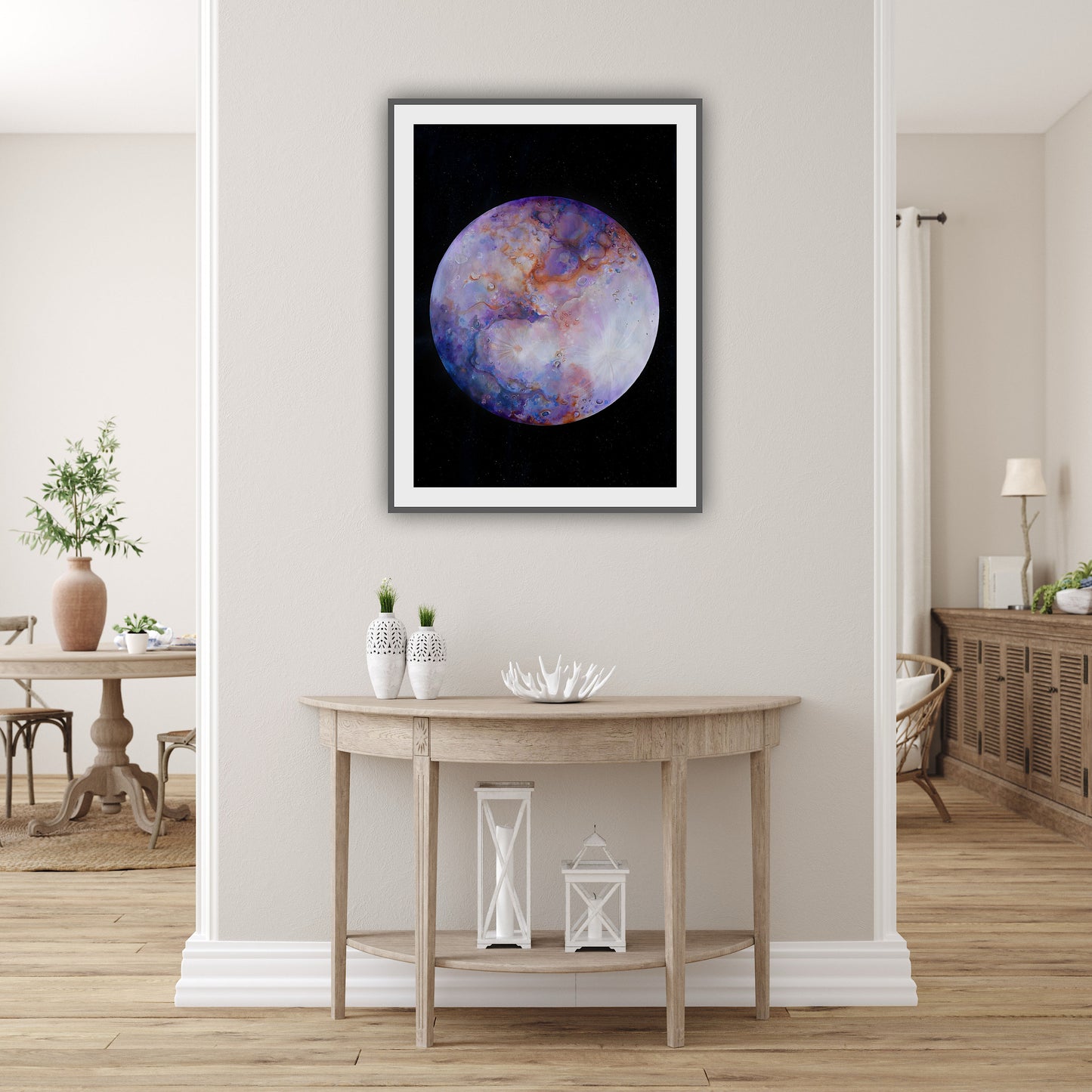 Tablou contemporan „Fără coordonate”, print de înaltă calitate cu efect vizual profund.