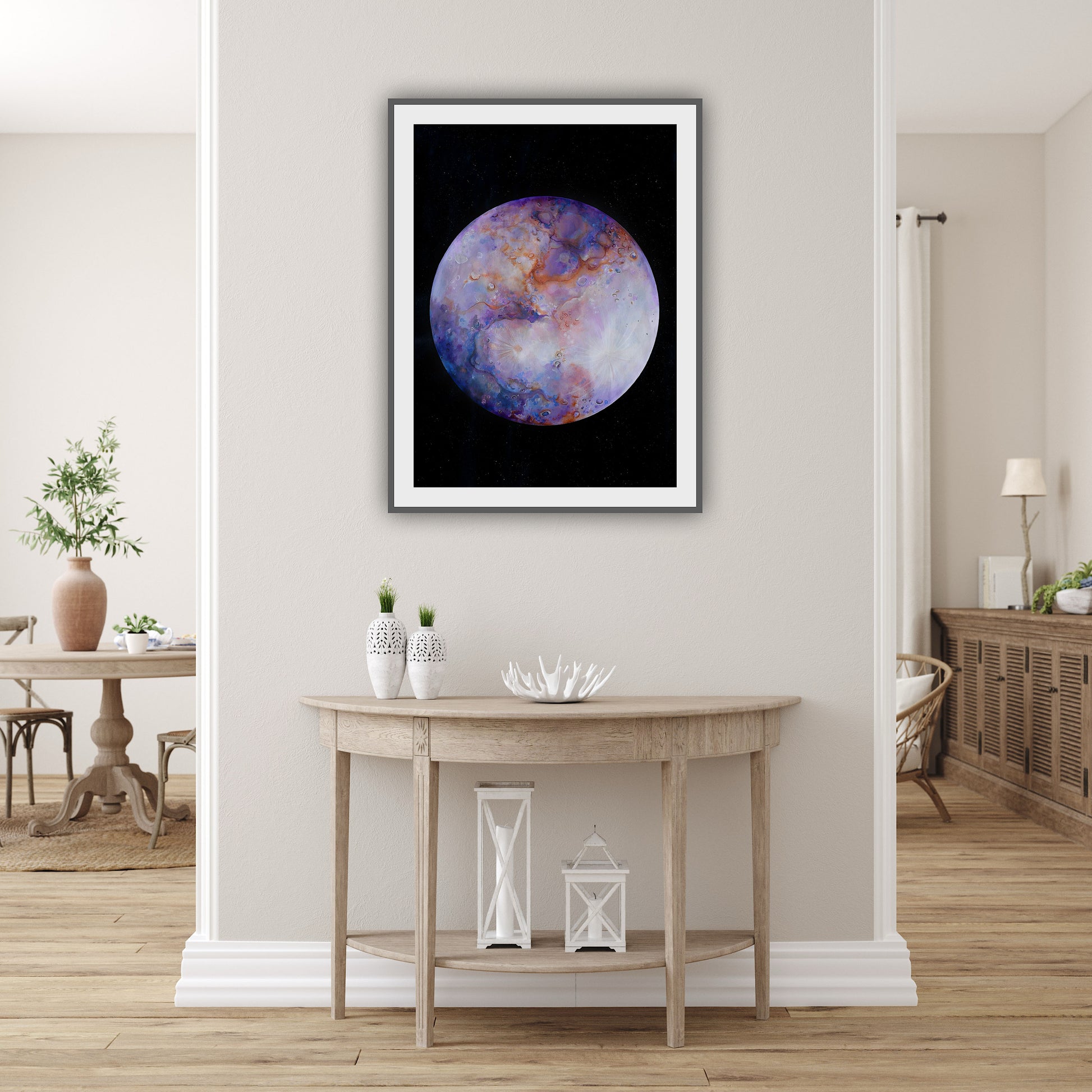 Tablou contemporan „Fără coordonate”, print de înaltă calitate cu efect vizual profund.