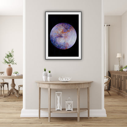 Tablou contemporan „Fără coordonate”, print de înaltă calitate cu efect vizual profund.