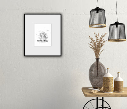 VISUL - Print artistic cu design unic, perfect pentru un decor creativ