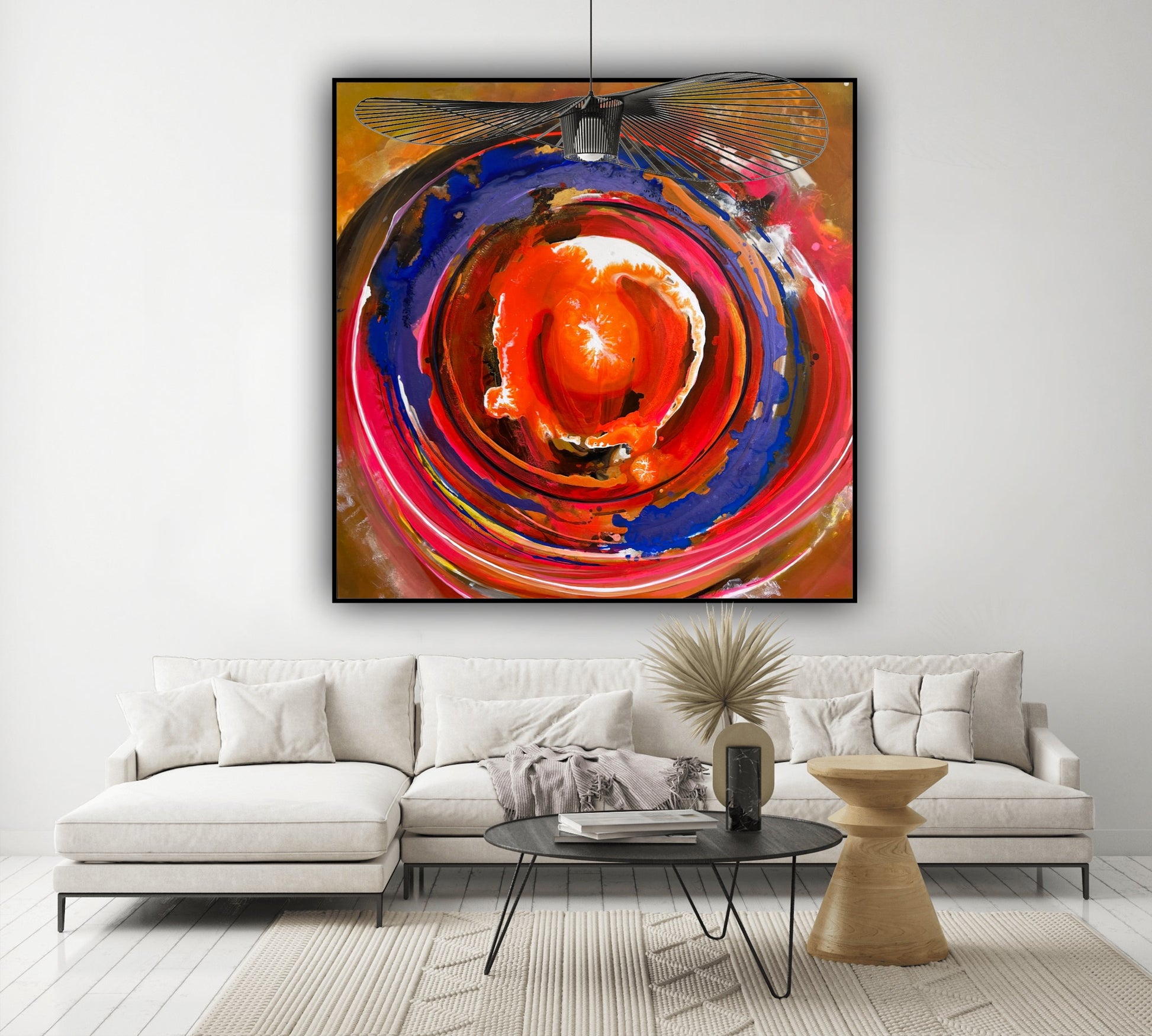 Tablou Deja Vu, pictura contemporana pe panza, perfecta pentru decor artistic modern.