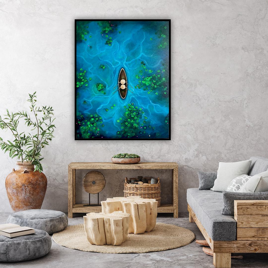 tablou premium Doar noi doi – print artistic pentru interior