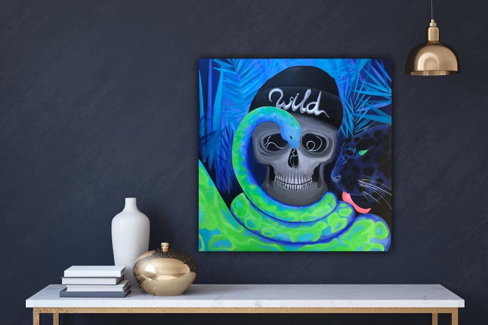 Wild – pictura originala pe panza, arta contemporana pentru colectii si decor exclusivist.